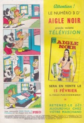 Verso de Aigle Noir (Vedette T.V.) -2- Le bouclier d'honneur