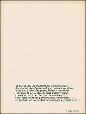 Verso de Encyclopédie de Masse -1- A-H