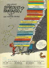 Verso de Spirou et Fantasio -8b1977/01- La mauvaise tête
