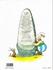 Verso de Astérix (Hachette) -11a2001- Le bouclier Arverne