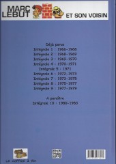 Verso de Marc Lebut et son voisin -Int09a- Intégrale 09: 1977-1979