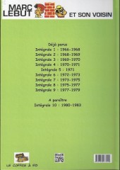 Verso de Marc Lebut et son voisin -Int08a- Intégrale 8 : 1975-1977