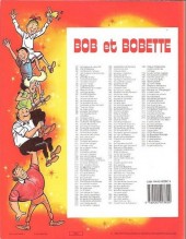 Verso de Bob et Bobette (3e Série Rouge) -79c1991- La harpe perdue