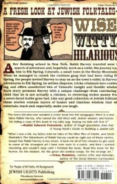 Verso de Rabbi Harvey (2007) -1- The Adventures of Rabbi Harvey: A Graphic Novel of Jewish Wisdom and Wit in the Wild West