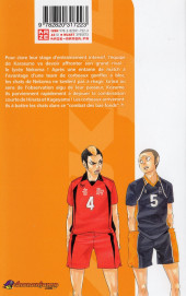 Verso de Haikyu !! Les As du Volley -4- Tome 4