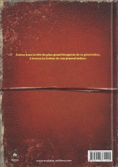Verso de Hold-up -1- Journal d'un braqueur 1976-1988