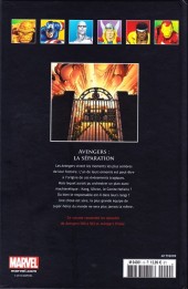Verso de Marvel Comics - La collection (Hachette) -935- Avengers - La Séparation