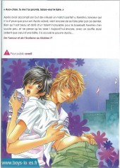 Verso de He is a perfect man -4- Tome 4