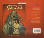 Verso de John Lord -Cat- Catalogue de l'exposition John Lord - Premier tryptique : Bêtes sauvages