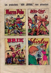 Verso de Ivanhoé (1re Série - Aventures et Voyages) -107- Défi à la Couronne