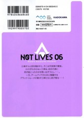 Verso de Not Lives -6- Volume 06