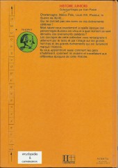 Verso de Histoire Juniors -4- Napoléon