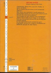 Verso de Histoire Juniors -9- François 1er