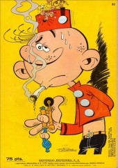 Verso de Colección Olé! (1971-1986) -80- El botones Sacarino: ¡Castastrofes a granel!