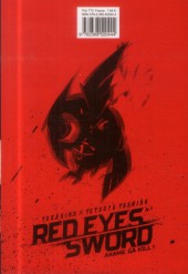Verso de Red eyes sword - Akame ga Kill ! -1- Volume 1