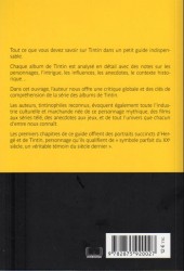 Verso de Tintin - Divers -2014/09- Tintin et les secrets dévoilés - Le guide indispensable des albums BD