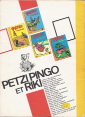 Verso de Petzi (1e Série) -10a- Petzi en plongée
