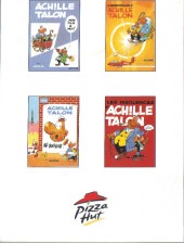 Verso de Achille Talon (Publicitaire) -5pizza hut- L'indispensable Achille Talon