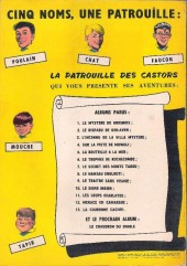 Verso de La patrouille des Castors -3a1967- L'inconnu de la villa mystère