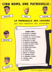 Verso de La patrouille des Castors -11a1970- Les loups écarlates