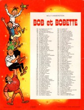 Verso de Bob et Bobette (3e Série Rouge) -162a1980- La locomotive en or