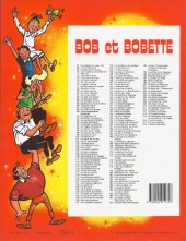 Verso de Bob et Bobette (3e Série Rouge) -167a1989- Le flambeau chantant