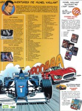Verso de Michel Vaillant -41Pub- Paris-Dakar !
