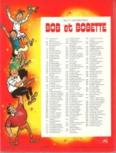 Verso de Bob et Bobette (3e Série Rouge) -166a1987- L'homme à la chaise volante