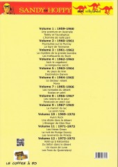 Verso de Sandy & Hoppy -INT10a- Intégrale volume 10: 1969-1970
