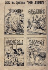 Verso de Whipii ! (Panter Black, Whipee ! puis) -16- les récits du Capitaine Walter - Frontières en flammes