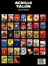 Verso de Achille Talon -23b1988- Achille Talon et la main du serpent