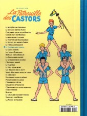 Verso de La patrouille des Castors - La collection (Hachette) -9- Le traître sans visage