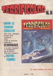 Verso de Série rouge (Elvifrance) -11- La fille des ténèbres