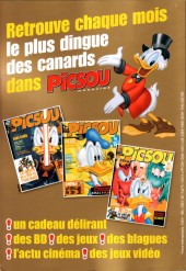 Verso de Picsou Magazine Hors-Série -29- Les Trésors de Picsou - Spécial Chevaliers !