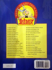 Verso de Astérix (en anglais) -8g1999- Asterix in Britain