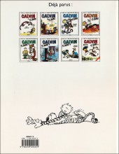 Verso de Calvin et Hobbes -9a1995- On n'arrête pas le progrès !