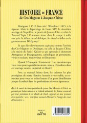 Verso de (AUT) Cornillon -a- Histoire de France de Cro-Magnon à Jacques Chirac