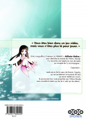 Verso de Sword Art Online - Fairy Dance -2- Tome 2