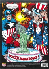 Verso de Captain America Bicentenaire
