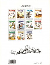 Verso de Calvin et Hobbes -12- Quelque chose bave sous le lit !