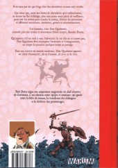 Verso de Don Quichotte (Davis) -1- Don Quichotte (Livre I)