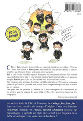 Verso de Le collège fou, fou, fou! - Flash! Kimengumi -1- Volume 1
