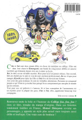 Verso de Le collège fou, fou, fou! - Flash! Kimengumi -3- Volume 3