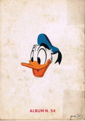 Verso de Votre série Mickey (2e série) - Albums Filmés ODEJ -54- Donald - Le secret de la momie