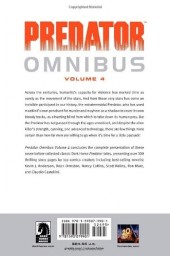 Verso de Predator Omnibus (2007) -INT04- Predator Omnibus volume 4
