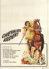 Verso de Chevalier Ardent -2a1976- Les Loups de Rougecogne