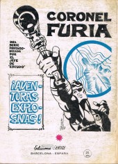 Verso de La masa Vol. 1 (Vértice - 1970) -2- Un monstruo anda suelto