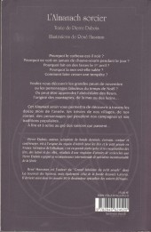 Verso de L'almanach sorcier - Tome a2011
