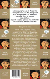 Verso de Adèle Blanc-Sec (Les Aventures Extraordinaires d') -6Librio- Le Noyé à Deux Têtes
