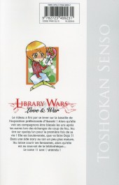 Verso de Library wars - Love and War -11- Tome 11